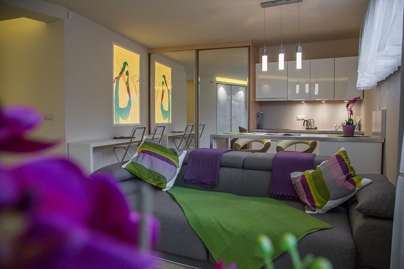 Oliwkowy, Apartament Widokowy Z Duzym Tarasem Zakopane Oda fotoğraf